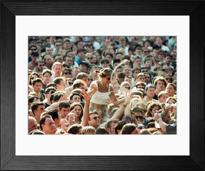 Framed Print : R. E. M. in concert at the Galpharm Stadium. 25th July 1995 Framed Print : R. E. M. in concert at the Galpharm Stadium. 25th July 1995