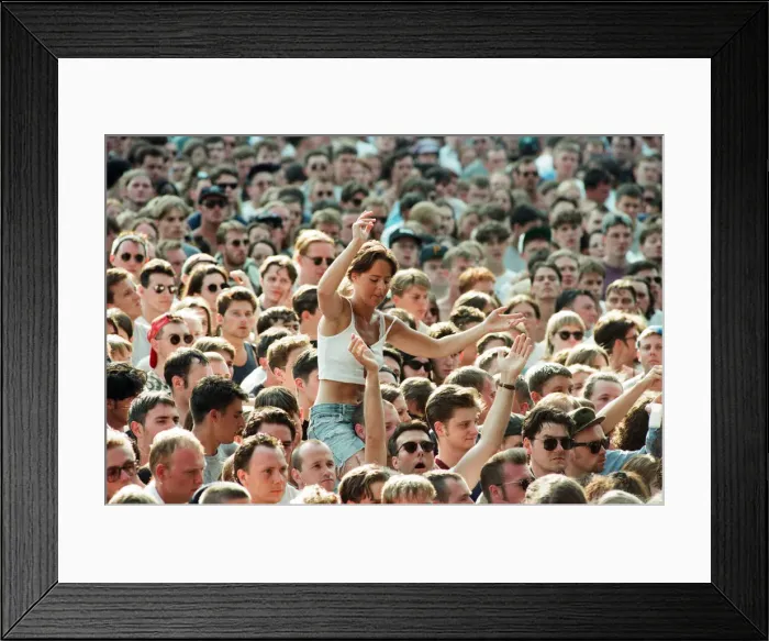 Framed Print : R. E. M. in concert at the Galpharm Stadium. 25th July 1995 Framed Print : R. E. M. in concert at the Galpharm Stadium. 25th July 1995