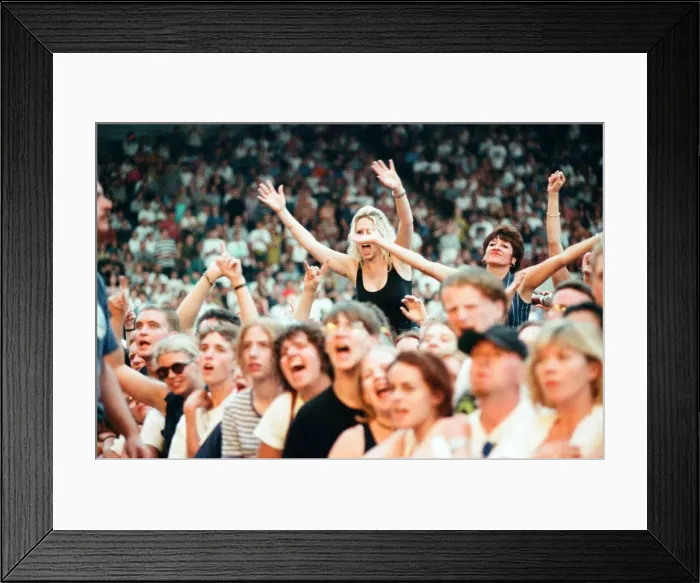 Framed Print : R. E. M. in concert at the Galpharm Stadium. 25th July 1995 Framed Print : R. E. M. in concert at the Galpharm Stadium. 25th July 1995