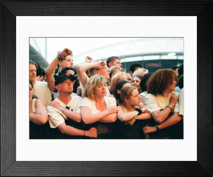 Framed Print : R. E. M. in concert at the Galpharm Stadium. 25th July 1995 Framed Print : R. E. M. in concert at the Galpharm Stadium. 25th July 1995