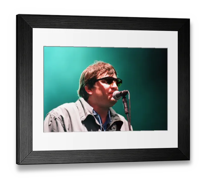 Framed Print : Paul Heaton. The Beautiful South performing live at the Alfred McAlpine Stadium