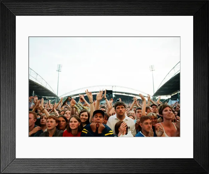 Framed Print : The Beautiful South performing live at the Alfred McAlpine Stadium. 12th July 1997 Framed Print : The Beautiful South performing live at the Alfred McAlpine Stadium. 12th July 1997