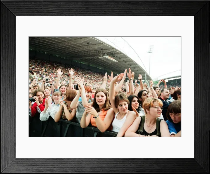 Framed Print : The Beautiful South performing live at the Alfred McAlpine Stadium. 12th July 1997 Framed Print : The Beautiful South performing live at the Alfred McAlpine Stadium. 12th July 1997
