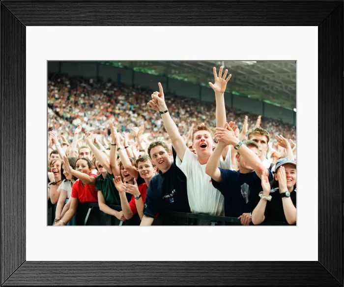 Framed Print : The Beautiful South performing live at the Alfred McAlpine Stadium. 12th July 1997 Framed Print : The Beautiful South performing live at the Alfred McAlpine Stadium. 12th July 1997