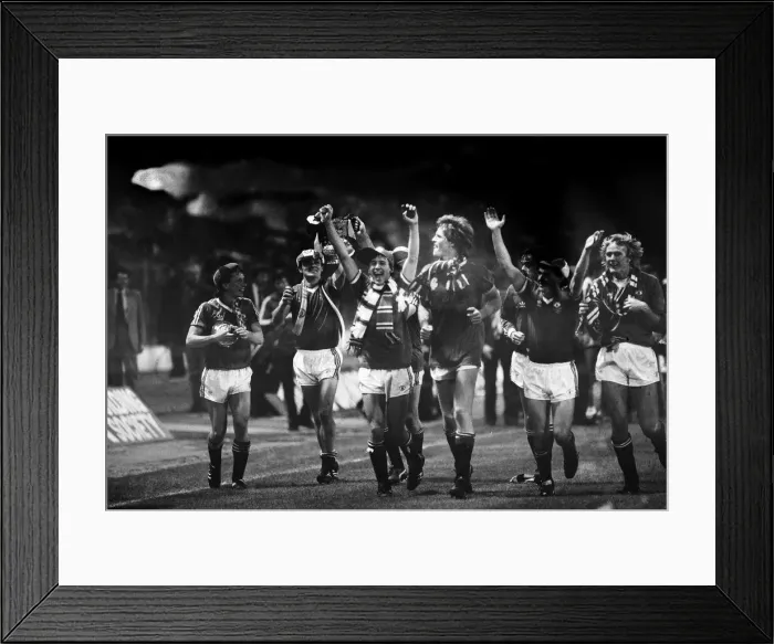 Framed Print : Brighton & Hove Albion 0-4 Manchester United, 1983 FA Cup Final Replay at Wembley Stadium Framed Print : Brighton & Hove Albion 0-4 Manchester United, 1983 FA Cup Final Replay at Wembley Stadium