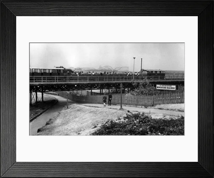 Framed Print : Lakeside Miniature Railway, Southport, Merseyside. 26th June 1973 Framed Print : Lakeside Miniature Railway, Southport, Merseyside. 26th June 1973