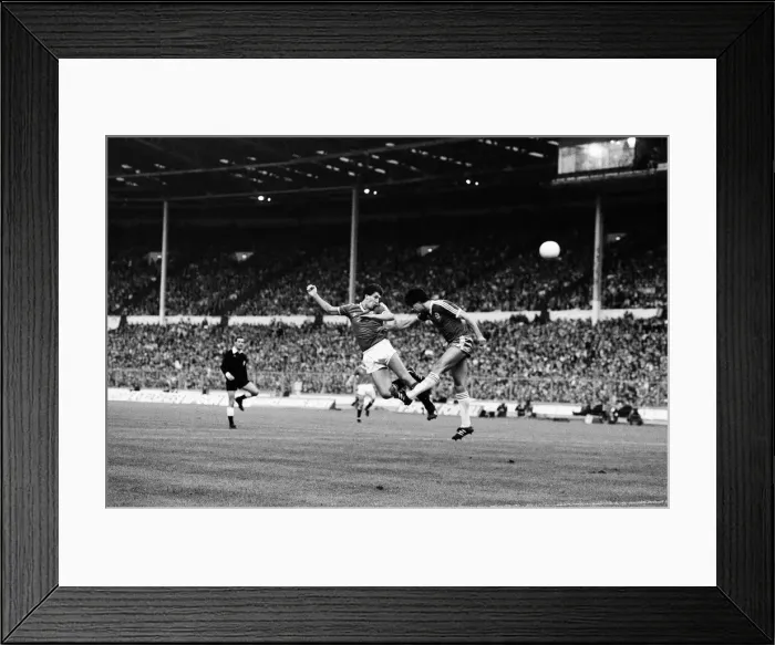 Framed Print : Brighton & Hove Albion 0-4 Manchester United, 1983 FA Cup Final Replay at Wembley Stadium Framed Print : Brighton & Hove Albion 0-4 Manchester United, 1983 FA Cup Final Replay at Wembley Stadium