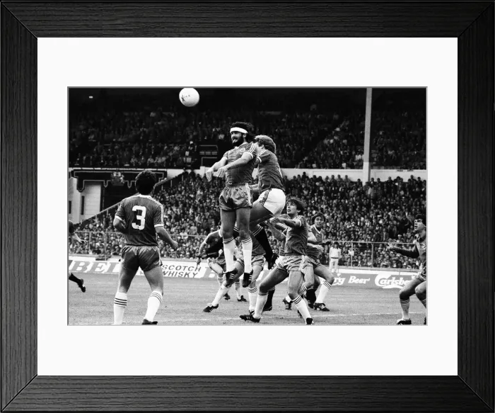 Framed Print : Brighton & Hove Albion 0-4 Manchester United, 1983 FA Cup Final Replay at Wembley Stadium Framed Print : Brighton & Hove Albion 0-4 Manchester United, 1983 FA Cup Final Replay at Wembley Stadium