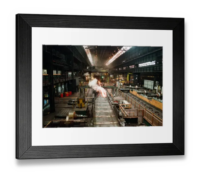 Framed Print : Beam Mill British Steel at Teesside, 7th May 1997 Framed Print : Beam Mill British Steel at Teesside, 7th May 1997