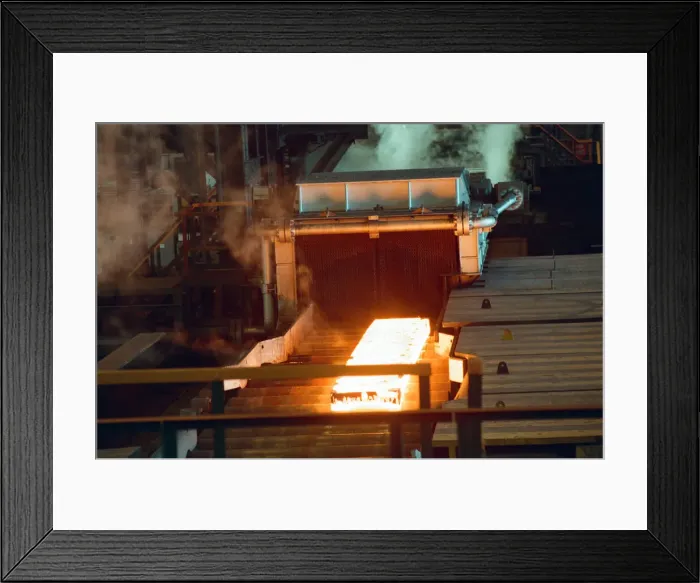 Framed Print : Beam Mill British Steel at Teesside, 7th May 1997 Framed Print : Beam Mill British Steel at Teesside, 7th May 1997