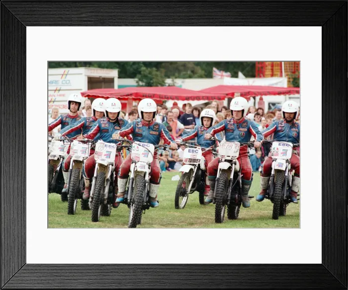 Framed Print : The British Steel Gala, Teesside, motorcycle display, 4th July 1993 Framed Print : The British Steel Gala, Teesside, motorcycle display, 4th July 1993