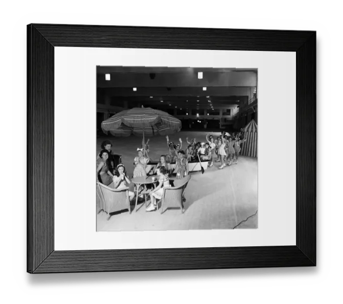 Framed Print : Childrens party held at Queens Ice Club in Bayswater, London. July 1952 Framed Print : Childrens party held at Queens Ice Club in Bayswater, London. July 1952