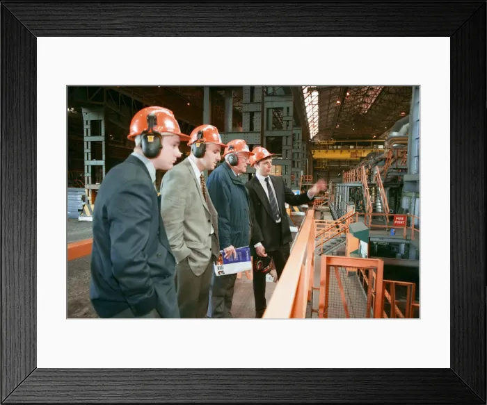 Framed Print : Beam Mill British Steel at Teesside, 7th May 1997 Framed Print : Beam Mill British Steel at Teesside, 7th May 1997