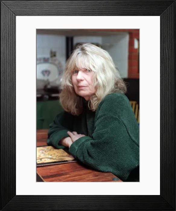 Framed Print : Carla Lane Television Scripwriter May 1998 At homeEnglish television writer Carla Framed Print : Carla Lane Television Scripwriter May 1998 At homeEnglish television writer Carla