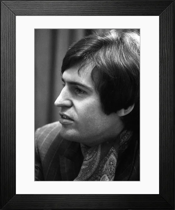 Framed Print : Mike McGear of Pop Group Scaffold January 1968 Mike McGear is the brother of Paul