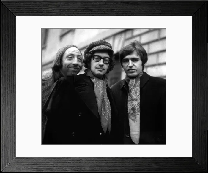 Framed Print : Mike McGear of Pop Group Scaffold January 1968 with other group members John Gorman Framed Print : Mike McGear of Pop Group Scaffold January 1968 with other group members John Gorman