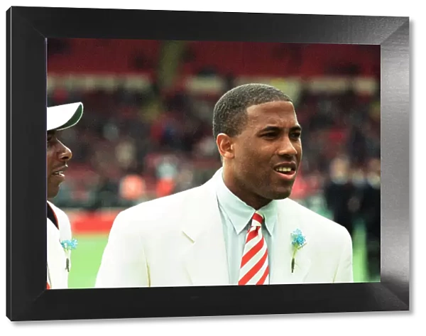 Liverpools John Barnes on the pitch at Wembley before the FA Cup Final against