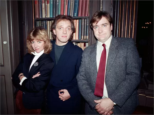 Actor Rik Mayall, at a press call for The New Statesman television programme