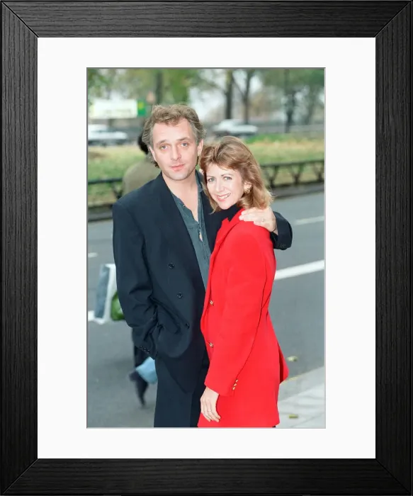 Framed Print : Rik Mayall who plays the Conservative MP Alan B Stard in the TV situation comedy