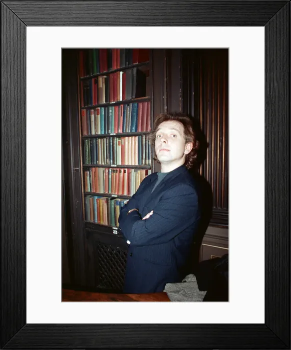 Framed Print : Actor Rik Mayall, at a press call for The New Statesman television programme Framed Print : Actor Rik Mayall, at a press call for The New Statesman television programme