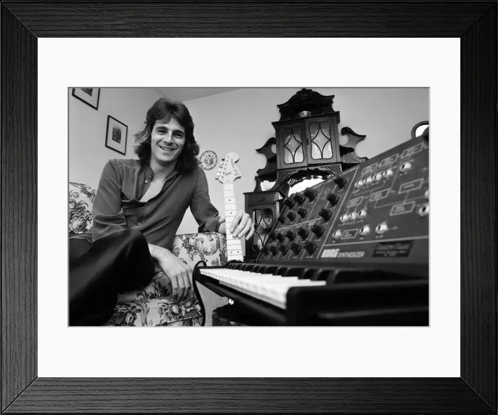 Framed Print : Glenn Tipton, member of heavy metal rock group Judas Priest, pictured at home Framed Print : Glenn Tipton, member of heavy metal rock group Judas Priest, pictured at home