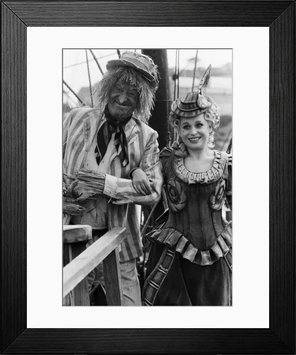 Framed Print : Filming of the childrens television series Wurzel Gummidge at Brixham harbour in Framed Print : Filming of the childrens television series Wurzel Gummidge at Brixham harbour in