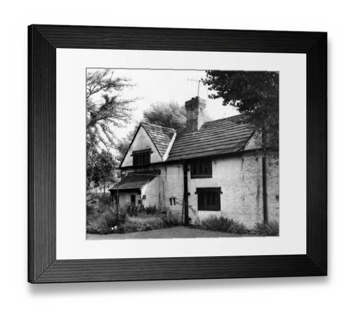 Framed Print : The back of Tuebrook House. 30th March 1963