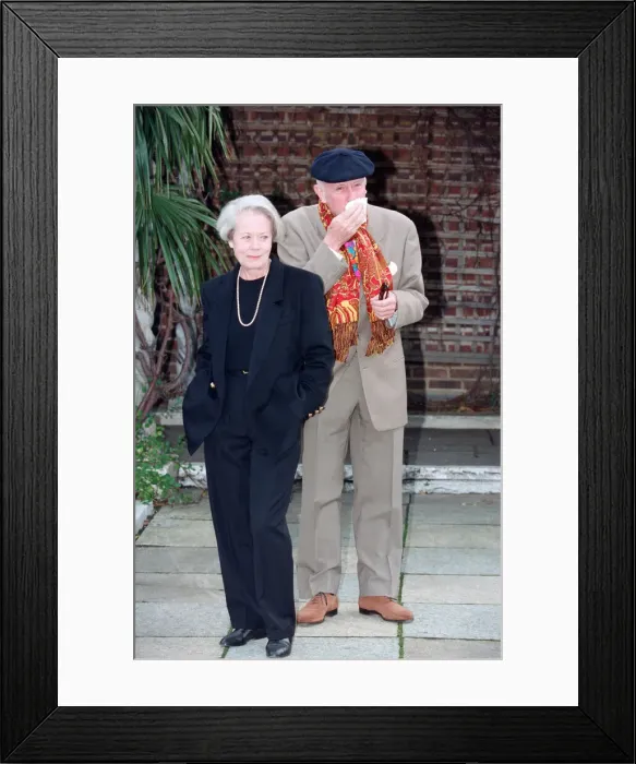 Framed Print : Photocall for the new series of the BBC television comedy series One Foot In The Grave Framed Print : Photocall for the new series of the BBC television comedy series One Foot In The Grave