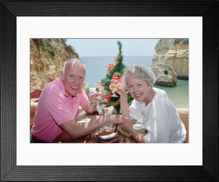 Framed Print : Filming of the new series of the BBC television comedy series One Foot In The Grave in Framed Print : Filming of the new series of the BBC television comedy series One Foot In The Grave in