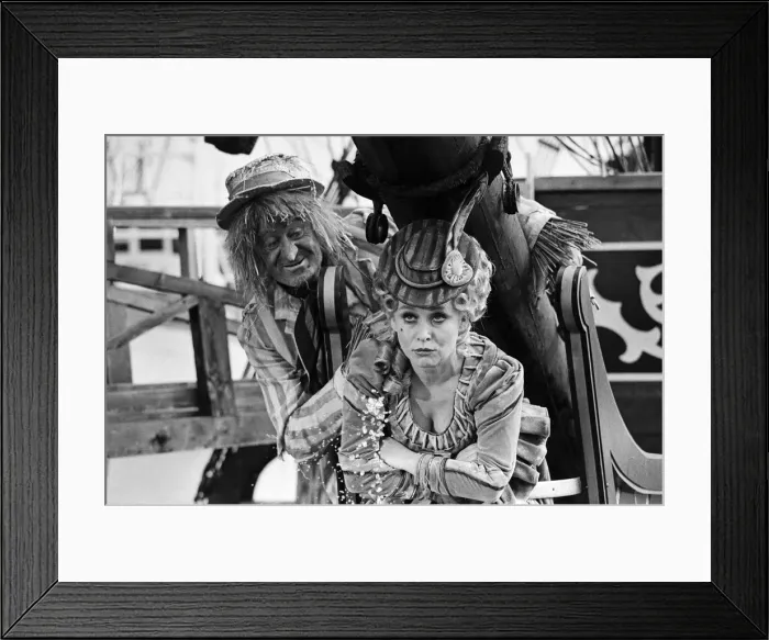 Framed Print : Filming of the childrens television series Wurzel Gummidge at Brixham harbour in Framed Print : Filming of the childrens television series Wurzel Gummidge at Brixham harbour in