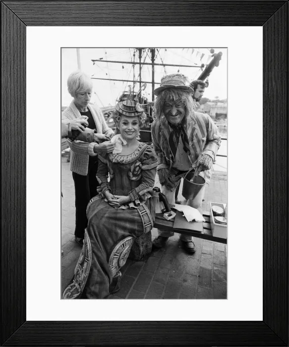 Framed Print : Filming of the childrens television series Wurzel Gummidge at Brixham harbour in