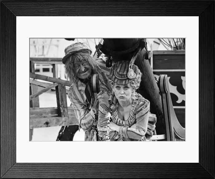Framed Print : Filming of the childrens television series Wurzel Gummidge at Brixham harbour in