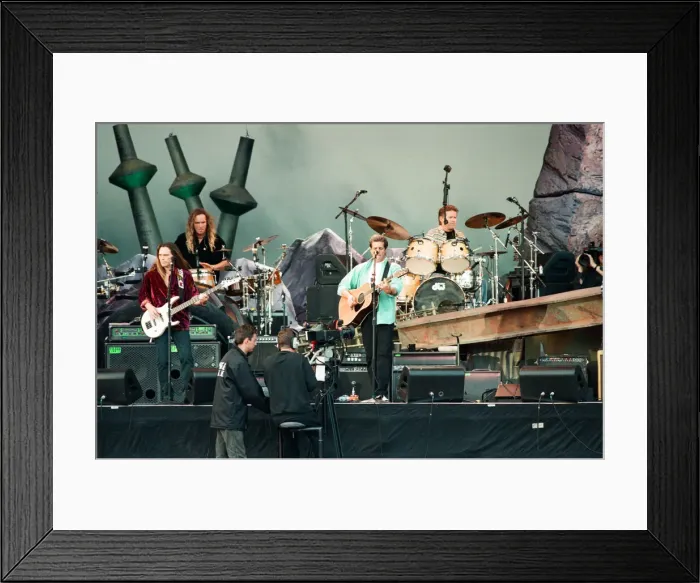 Framed Print : Glenn Frey of The Eagles performing live at the McAlpine Stadium in Huddersfield Framed Print : Glenn Frey of The Eagles performing live at the McAlpine Stadium in Huddersfield