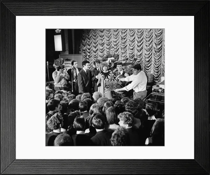 Framed Print : Filming of the United Artists film Ferry cross The Mersey Framed Print : Filming of the United Artists film Ferry cross The Mersey