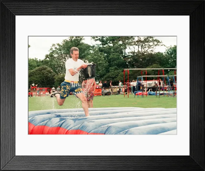 Framed Print : The British Steel Gala - the Its a Knockout competition. 4th July 1993 Framed Print : The British Steel Gala - the Its a Knockout competition. 4th July 1993