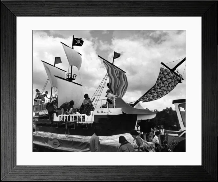 Framed Print : British Steel Gala day. 8th July 1979
