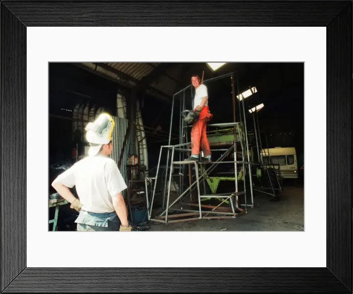 Framed Print : Stockton Riverside Festival 1994, an annual outdoor arts festival in Stockton-on-Tees