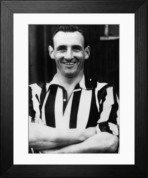 Framed Print : Frank Brennan was a tough centre half who moved to Newcastle United from Airdrieonians Framed Print : Frank Brennan was a tough centre half who moved to Newcastle United from Airdrieonians