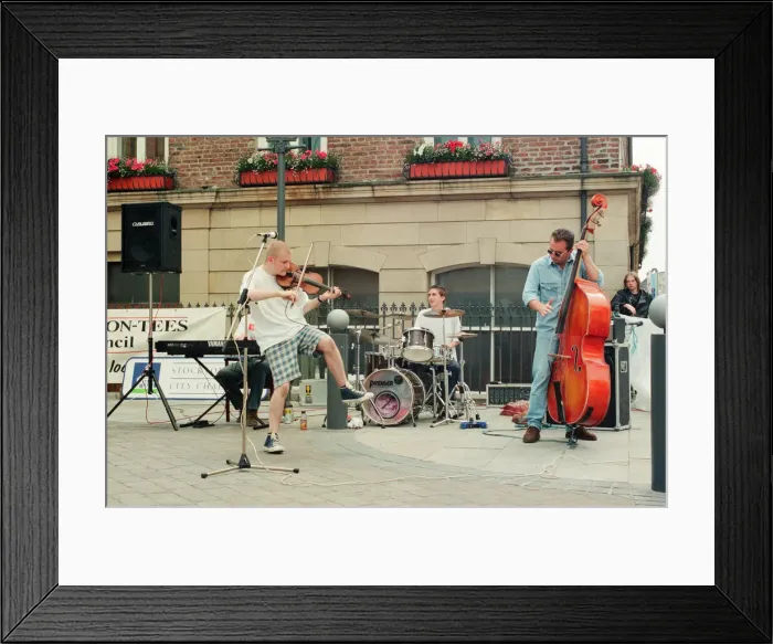 Framed Print : Stockton Riverside Festival 1994, an annual outdoor arts festival in Stockton-on-Tees Framed Print : Stockton Riverside Festival 1994, an annual outdoor arts festival in Stockton-on-Tees