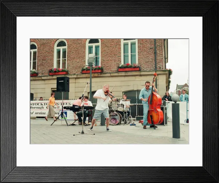 Framed Print : Stockton Riverside Festival 1994, an annual outdoor arts festival in Stockton-on-Tees