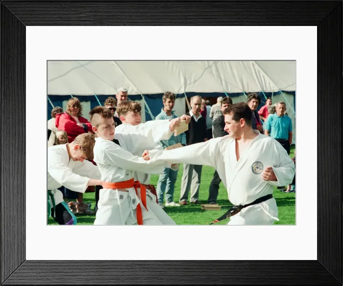 Framed Print : Agricultural Show Castleton, 11th September 1993. Pictured