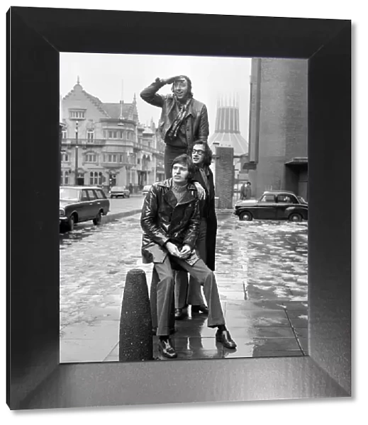 Liverpool pop group The Scaffold pictured in their home city