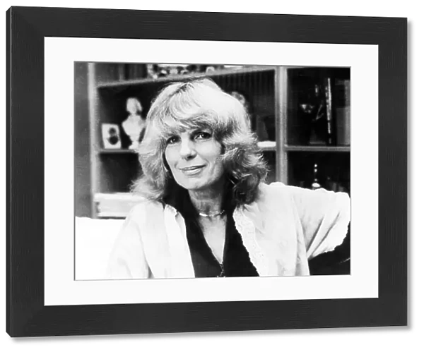 Portrait of English television writer Carla Lane who wrote many famous sitcoms