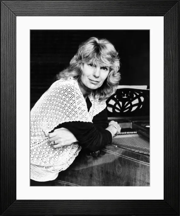 Framed Print : Portrait of English television writer Carla Lane who wrote many famous sitcoms Framed Print : Portrait of English television writer Carla Lane who wrote many famous sitcoms