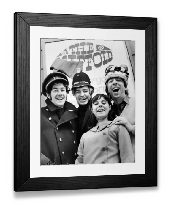 Framed Print : Members of theLiverpool pop group The Scaffold left to right: John Gorman Framed Print : Members of theLiverpool pop group The Scaffold left to right: John Gorman