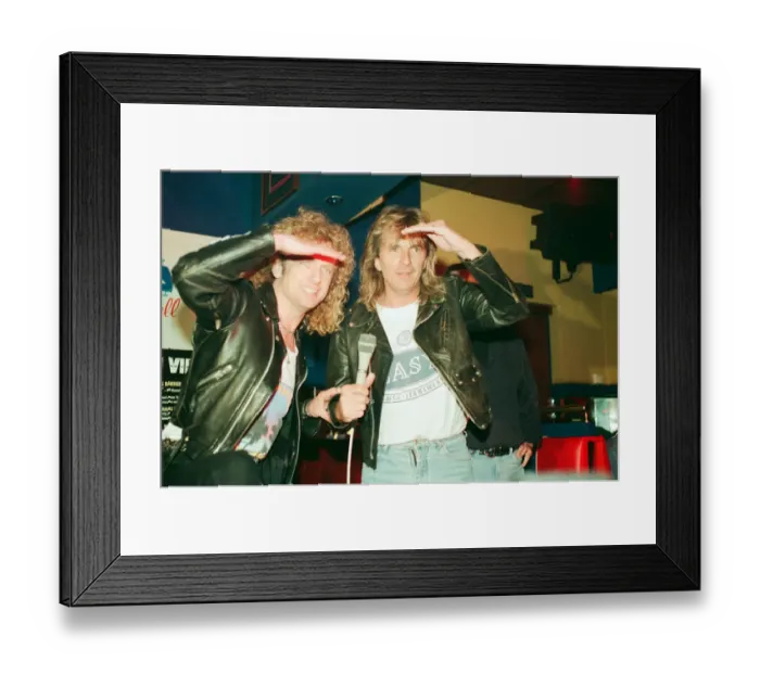Framed Print : Members of Judas Priest, photo-call to launch their Greatest Hits Album at Yesterdays Framed Print : Members of Judas Priest, photo-call to launch their Greatest Hits Album at Yesterdays