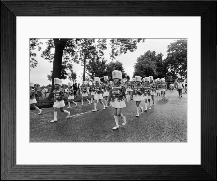 Framed Print : Garston Carnival, Liverpool, Merseyside, 2nd July 1988 Framed Print : Garston Carnival, Liverpool, Merseyside, 2nd July 1988