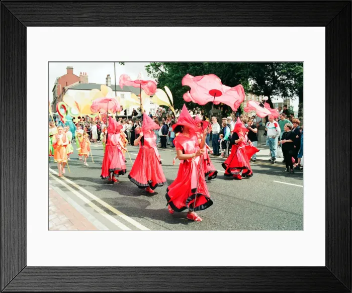 Framed Print : Stockton Riverside Festival 1994, an annual outdoor arts festival in Stockton-on-Tees