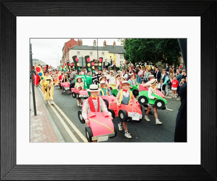 Framed Print : Stockton Riverside Festival 1994, an annual outdoor arts festival in Stockton-on-Tees Framed Print : Stockton Riverside Festival 1994, an annual outdoor arts festival in Stockton-on-Tees
