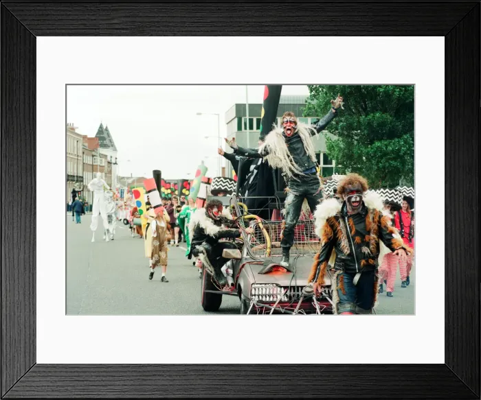 Framed Print : Stockton Riverside Festival 1994, an annual outdoor arts festival in Stockton-on-Tees